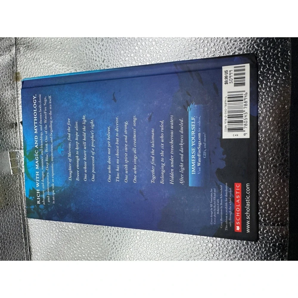 Deep Blue Jennifer Donnelly WaterFire Saga Book 1 Scholastic Paperback Fantasy